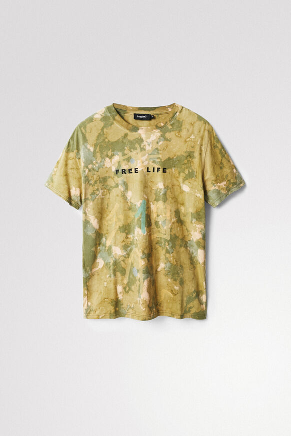T-shirt manches courtes camouflage | Desigual