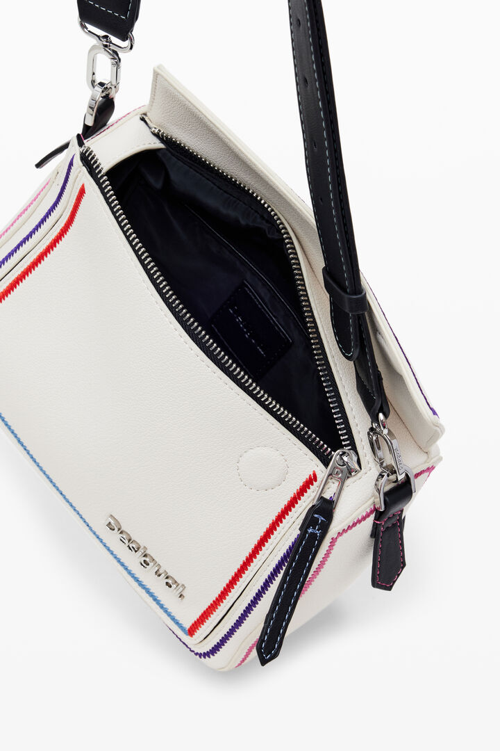 M bag with topstitching | Desigual