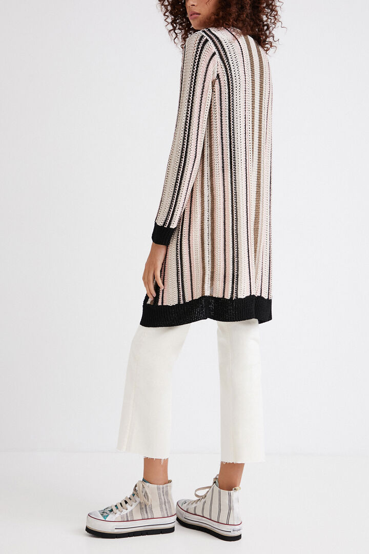 Long striped cardigan | Desigual