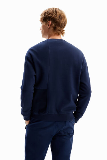 Bluza z dżinsowym patchworkiem | Desigual