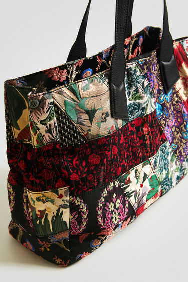 Bolso shopping bag jacquard floral | Desigual