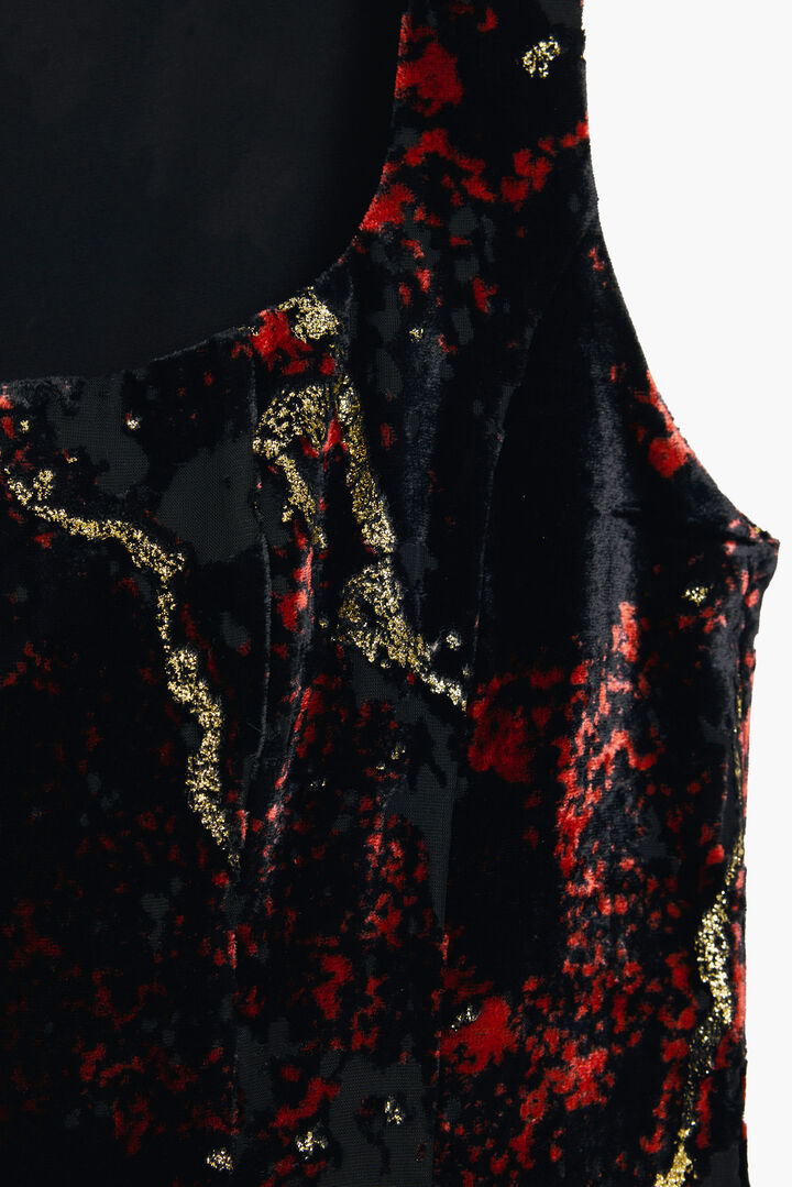 Vestido de alças devoré | Desigual