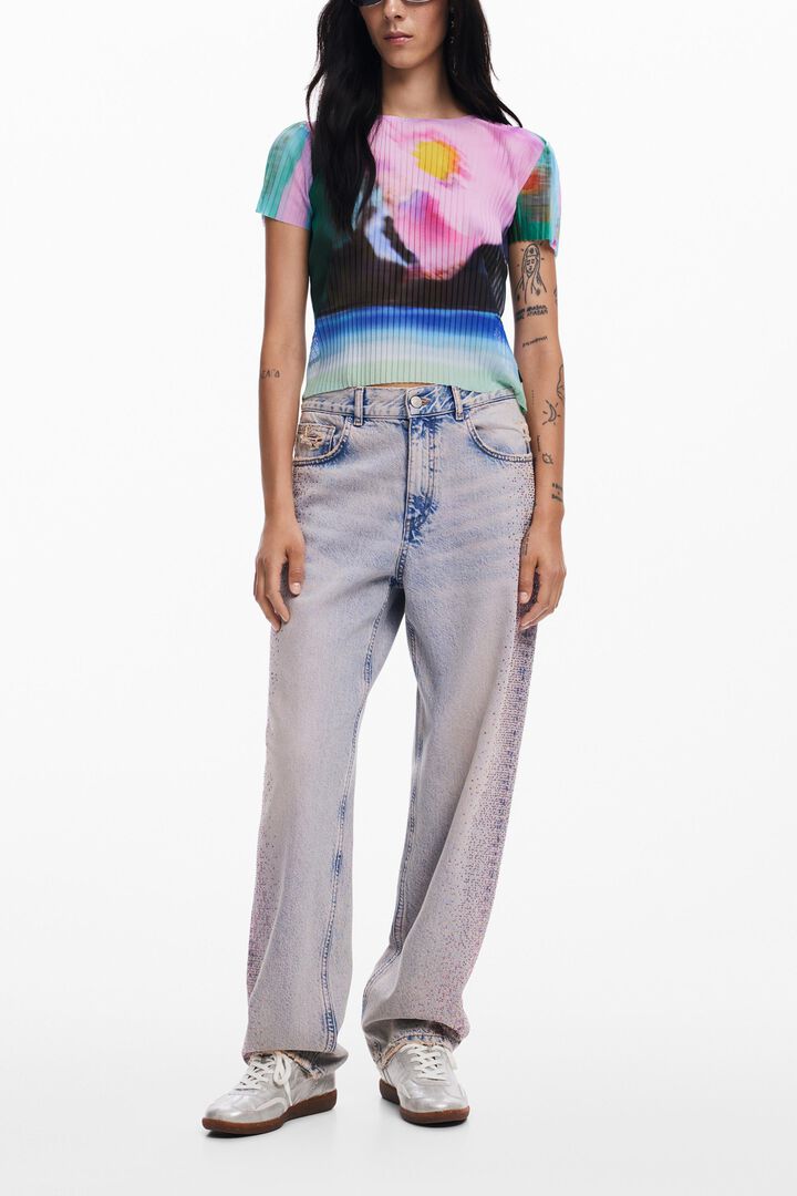 Faded landscape T-shirt | Desigual