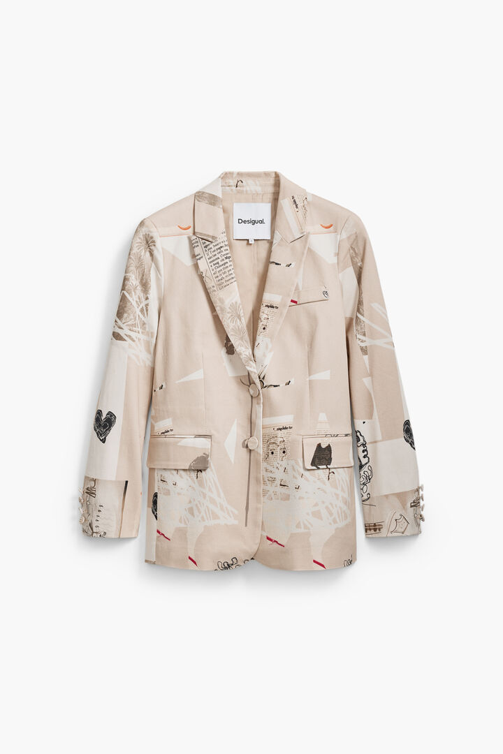 Blazer Collage M. C. Lacroix | Desigual