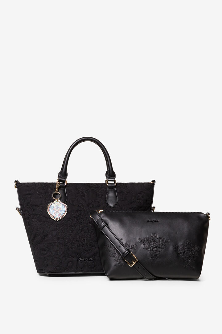 Black Bag with Charm Chelsea Florida | Desigual