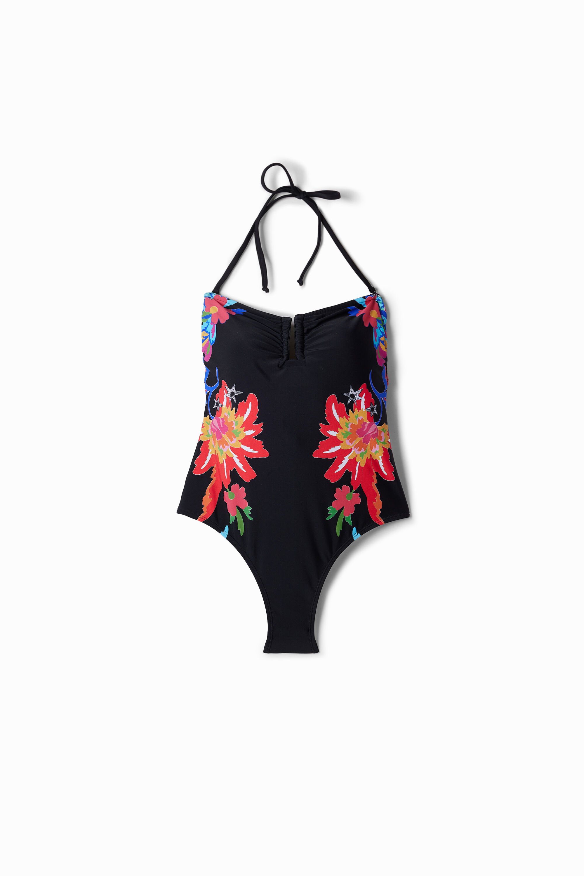 Bandeau-Badeanzug Tropical