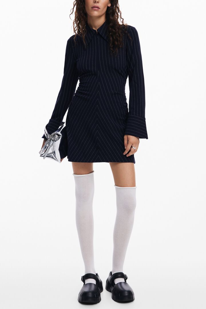 Striped slim dress | Desigual