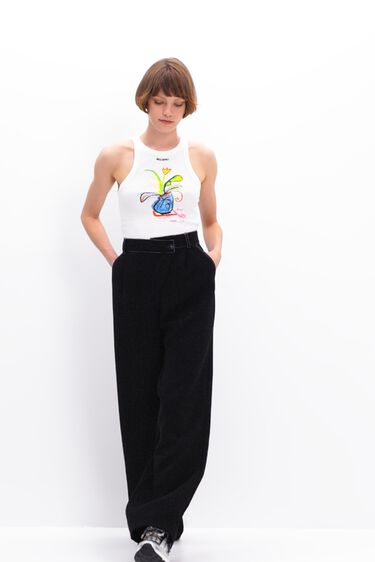 Pantalone Twisted pieghe | Desigual