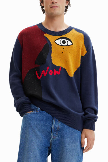 Jersey punto fino ojo | Desigual