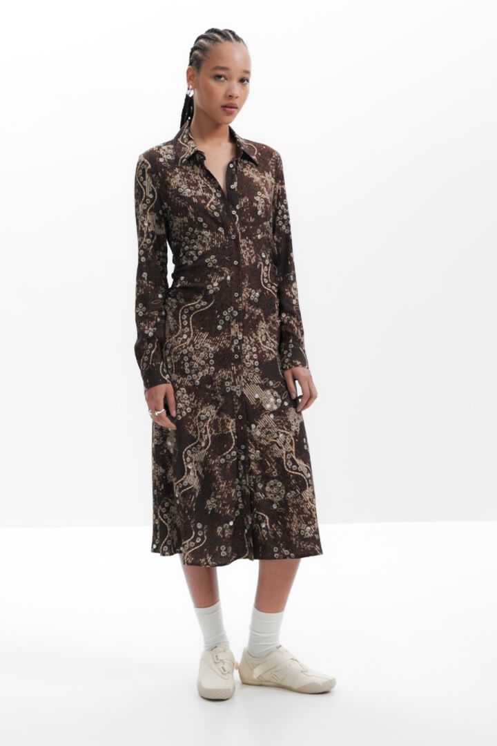 Snake shirt dress | Desigual