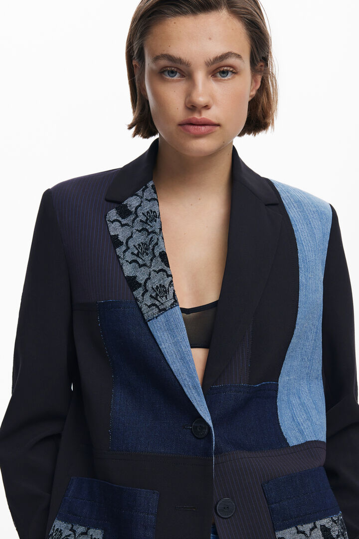 Patchwork blazer | Desigual