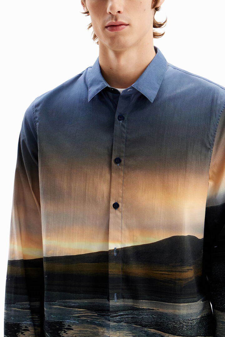 Camicia fotografica paesaggio | Desigual