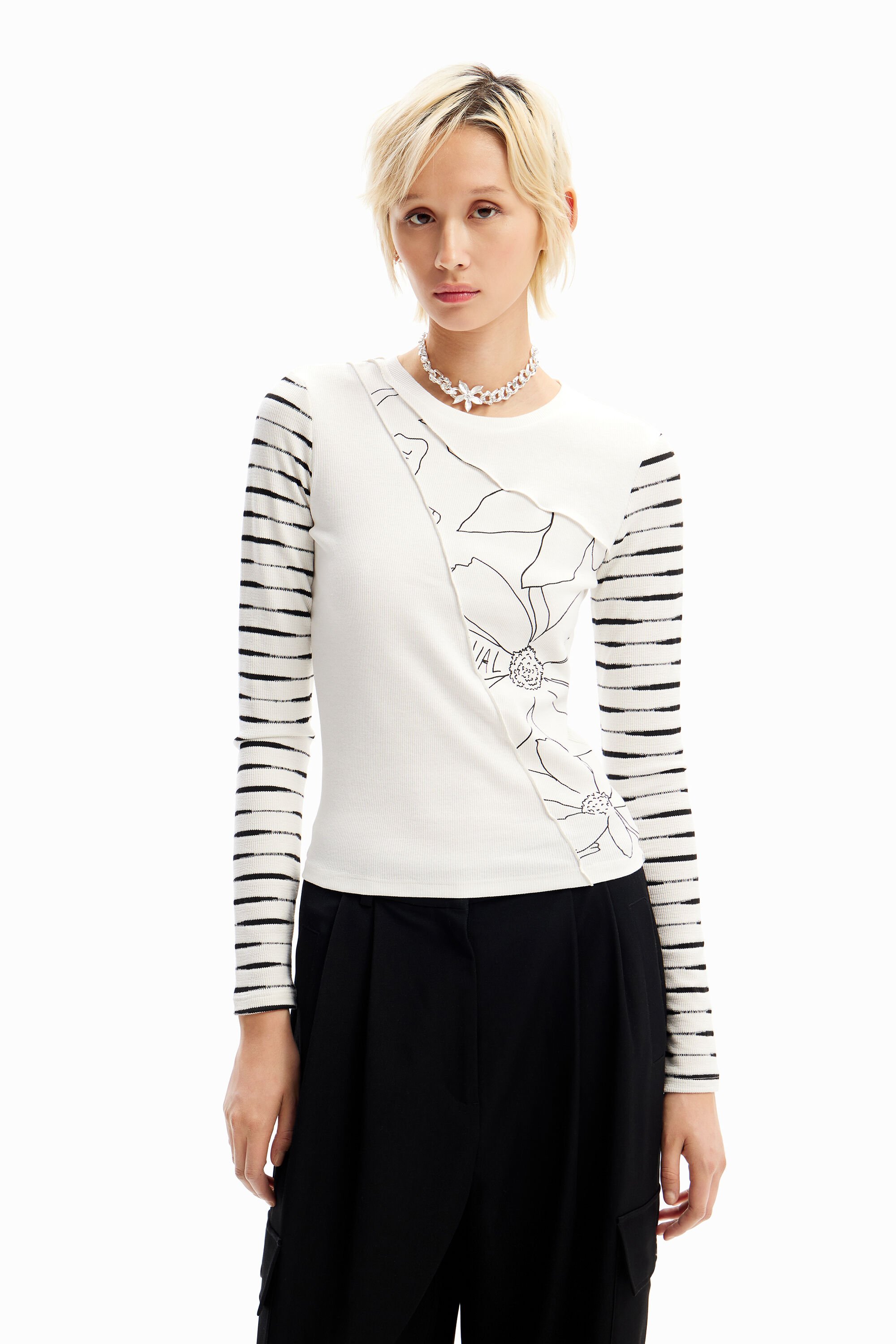 Tee shirt desigual femme online pas cher