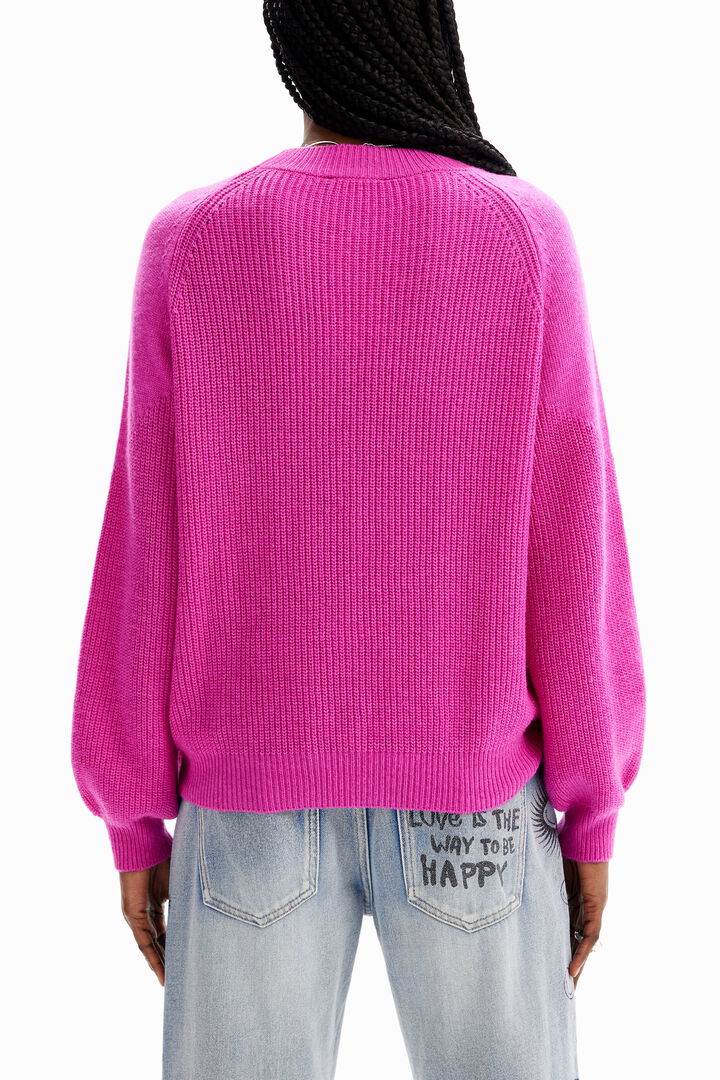 Jednobojni pulover | Desigual