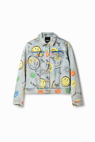Jaqueta texana oversize Smiley® | Desigual