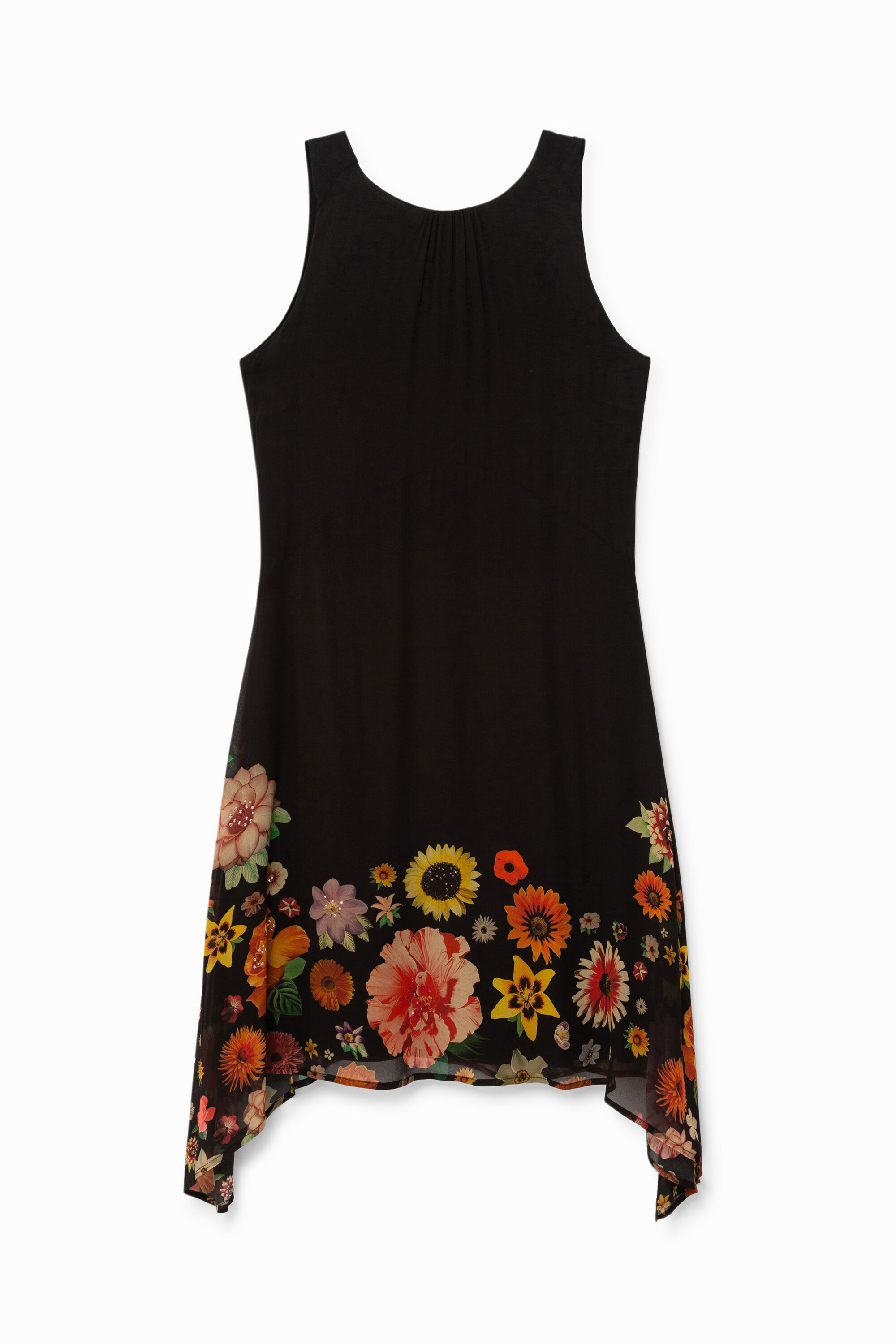 Sleeveless floral dress