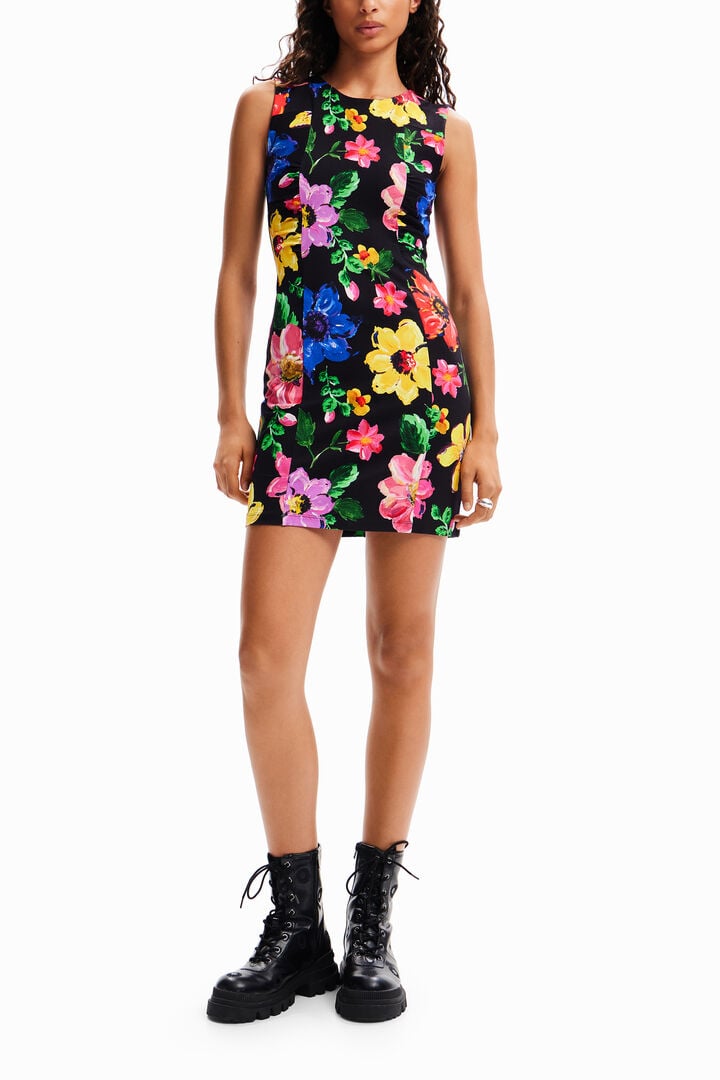 Vestido mini flores | Desigual