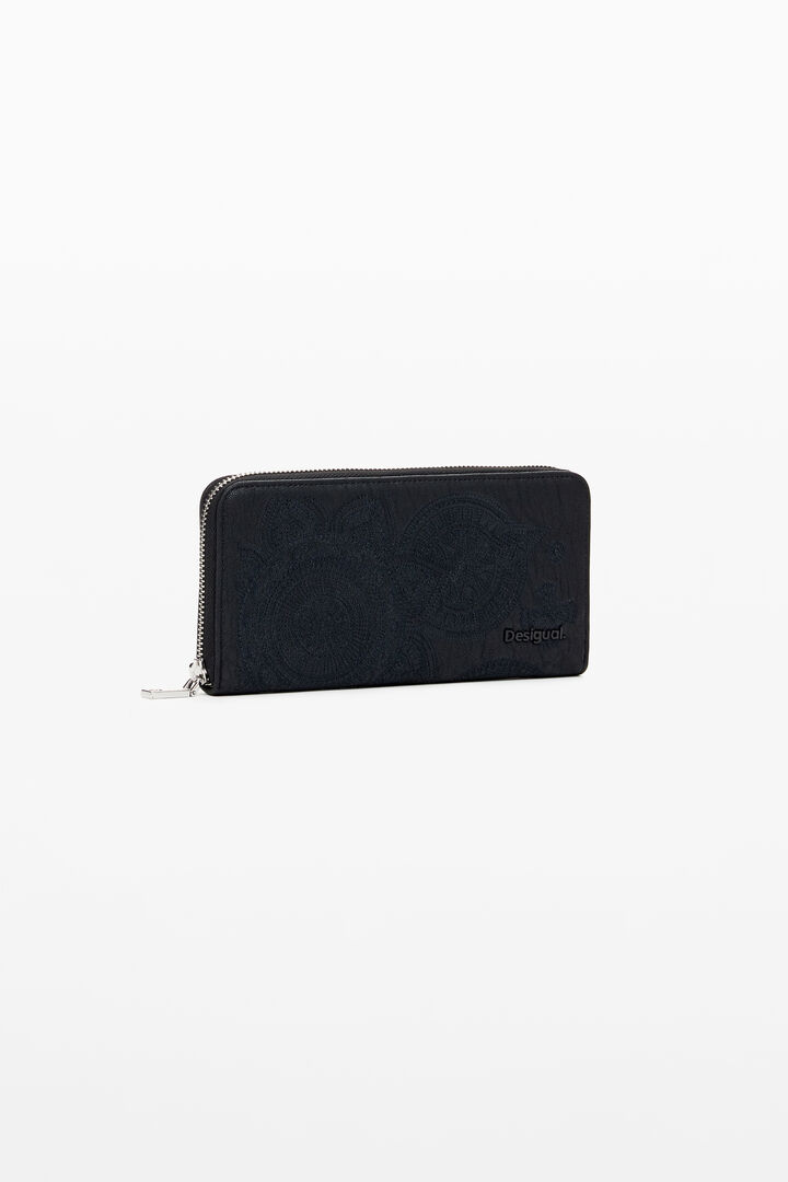Embroidered floral wallet | Desigual
