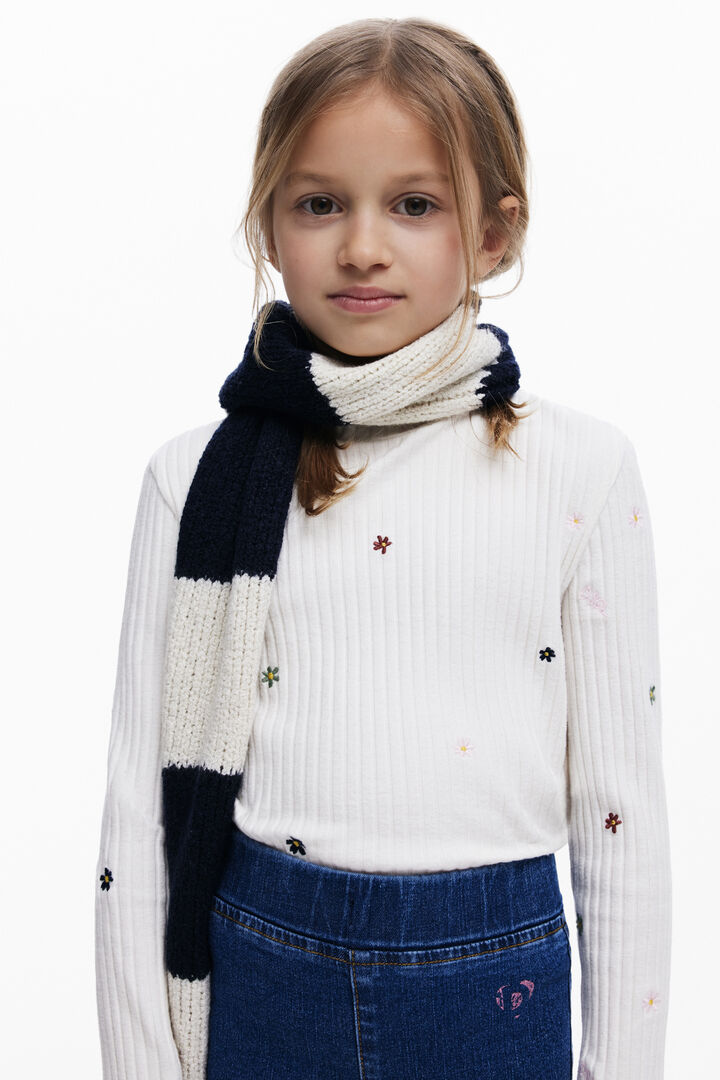 Flared denim-effect leggings | Desigual