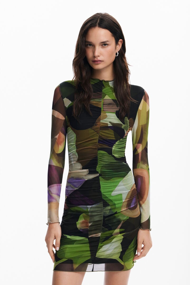 Vestido mini estampado M. Christian Lacroix | Desigual