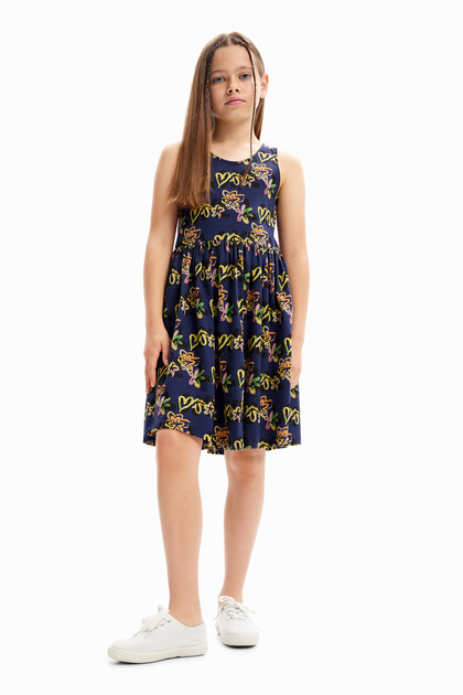 Vestito senza maniche Love