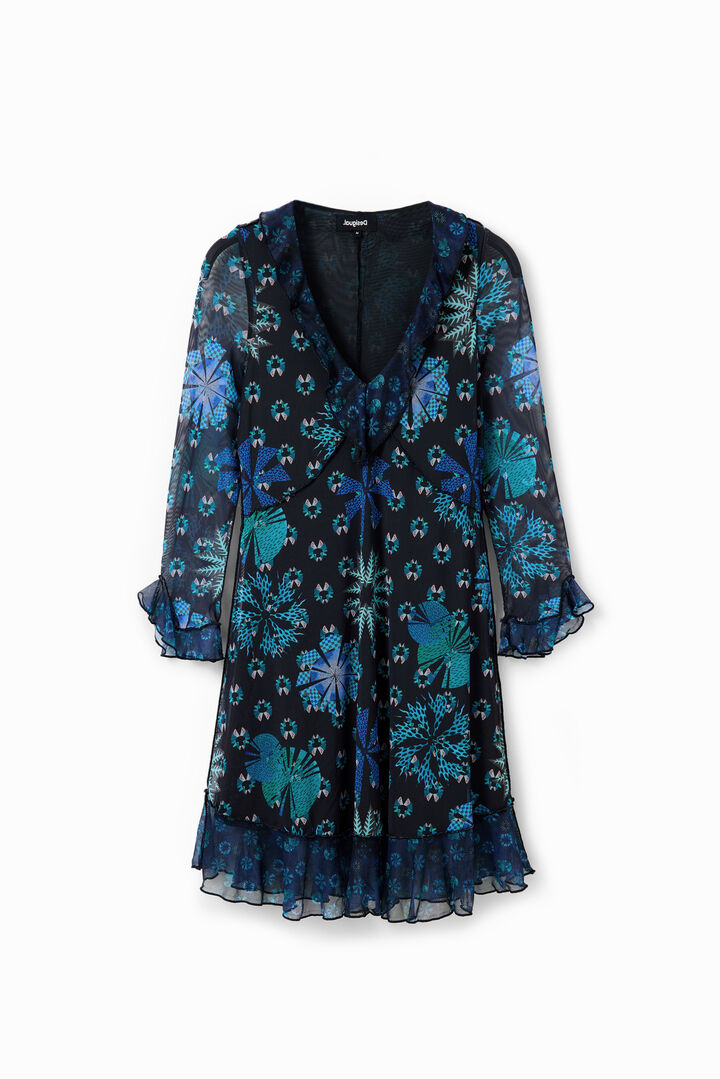 Short ruffle dress | Desigual