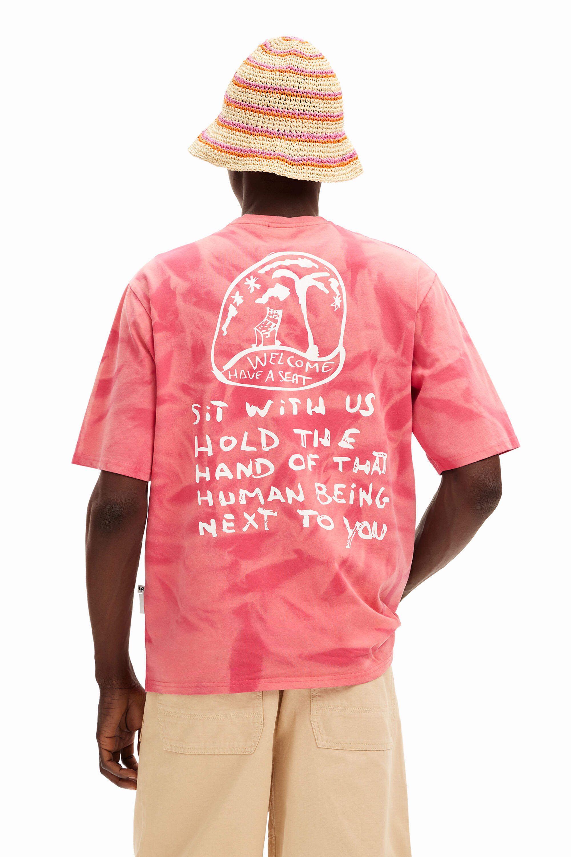 Camisetas desigual hombre outlet sale