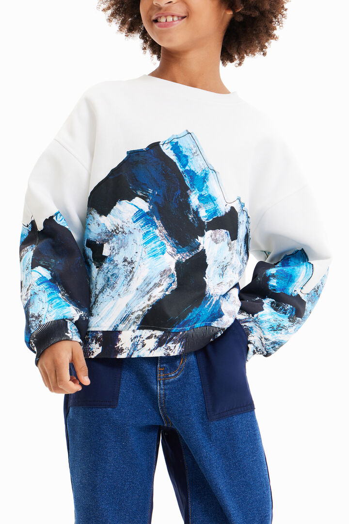 Dessuadora patch paisatge | Desigual