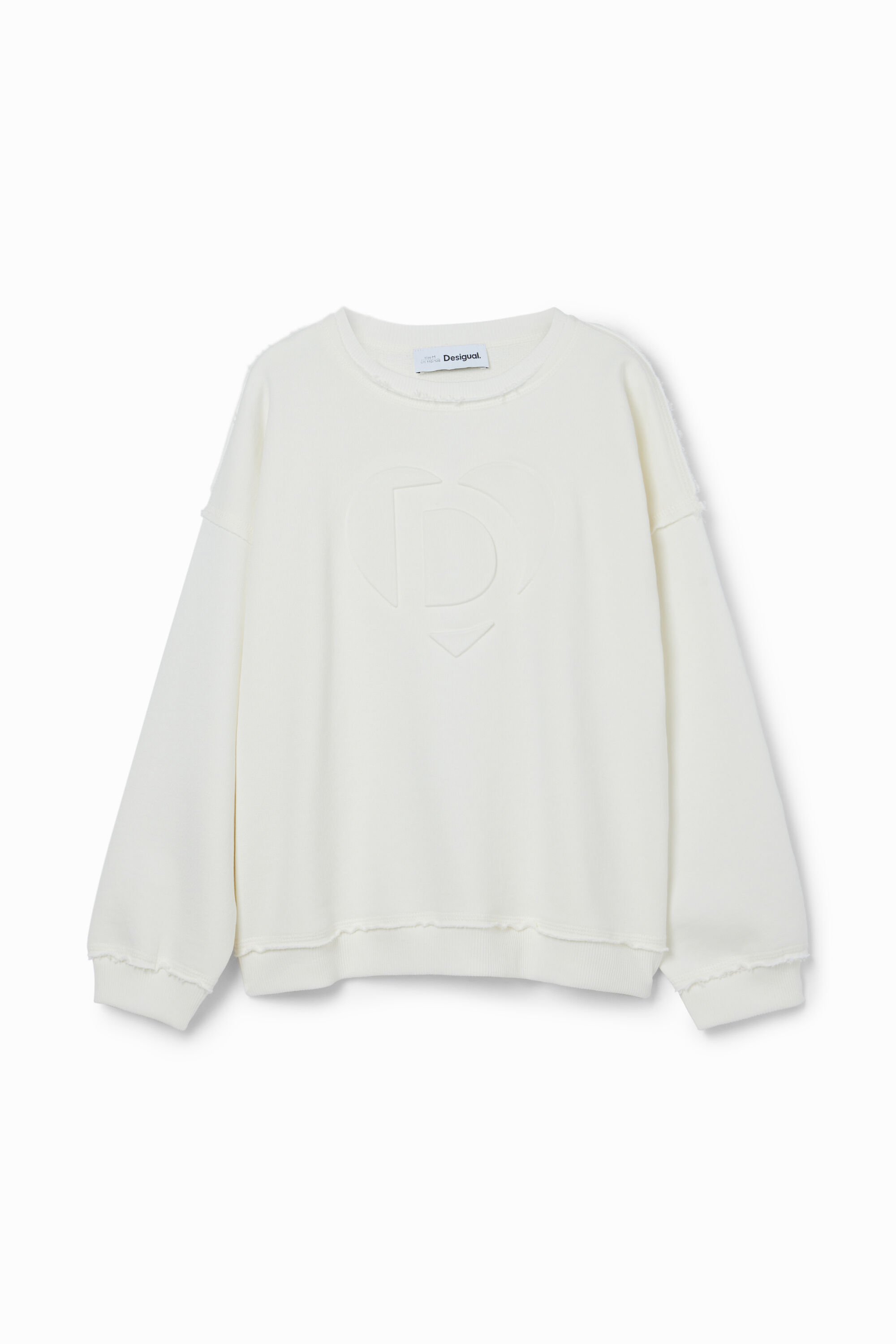 Embossed imagotype sweatshirt