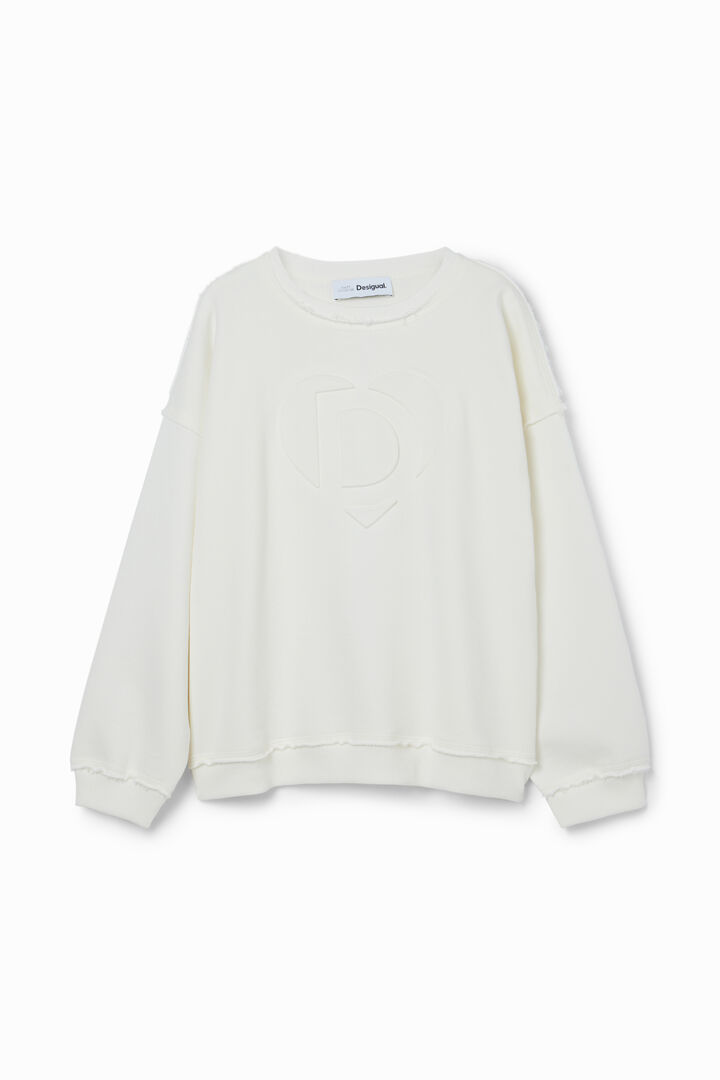 Embossed imagotype sweatshirt
