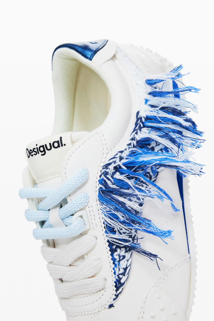 Frayed fabric sneakers | Desigual