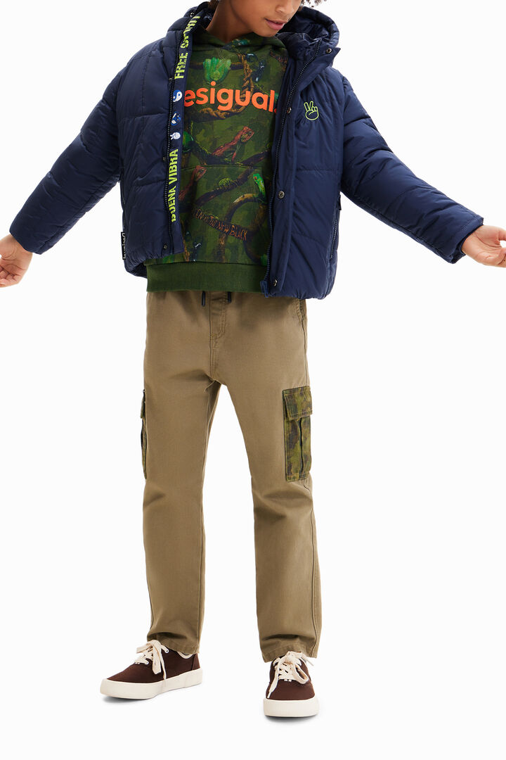 Padded hooded jacket | Desigual