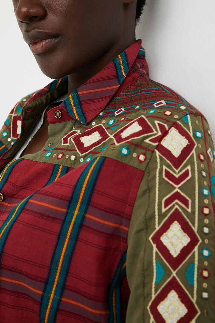 Boho tartan shirt | Desigual