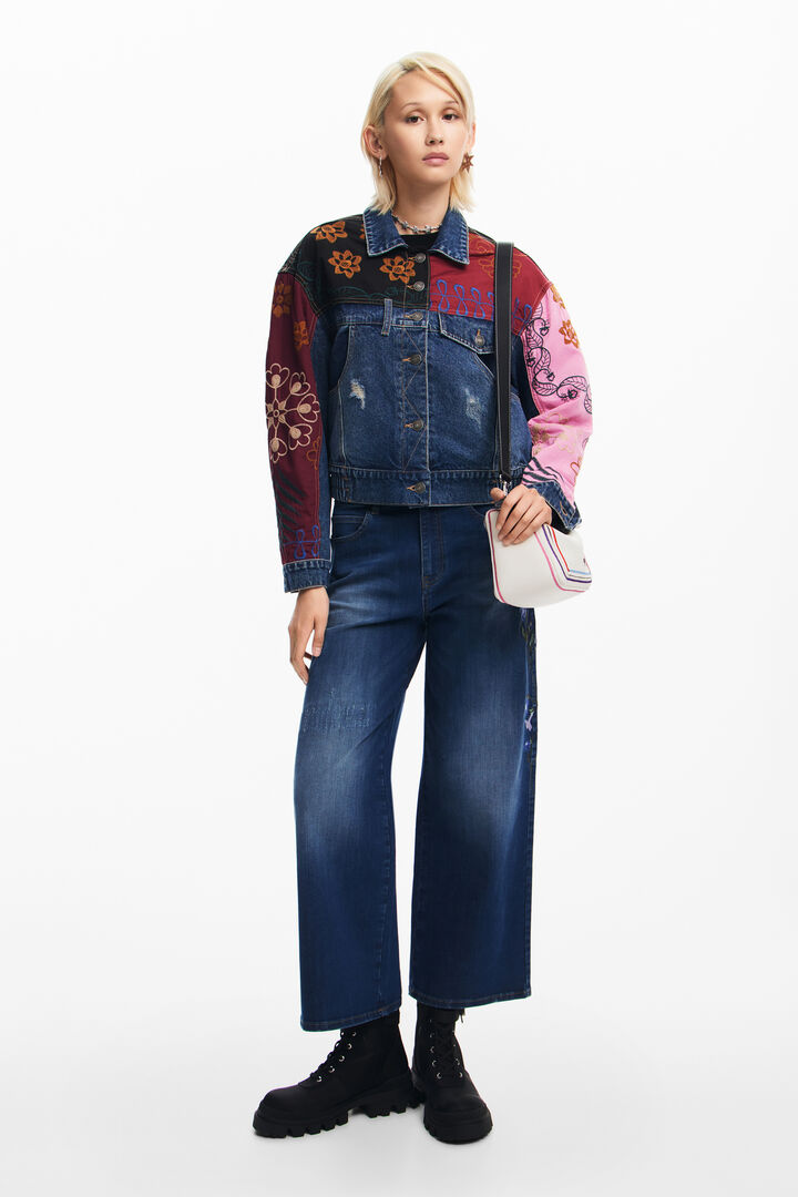 M bag with topstitching | Desigual