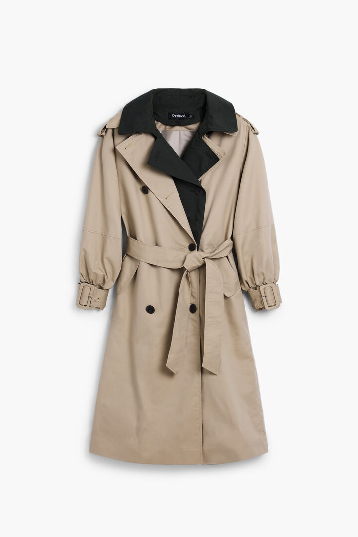 Double-lapel trench coat | Desigual