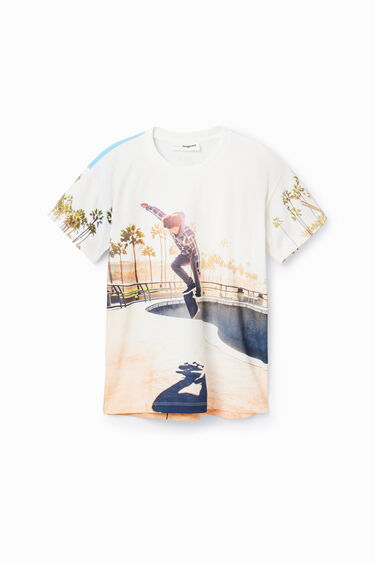 Photographic skater T-shirt | Desigual