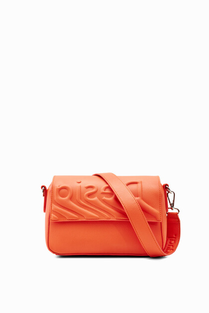 Bolso pequeño relieve logo