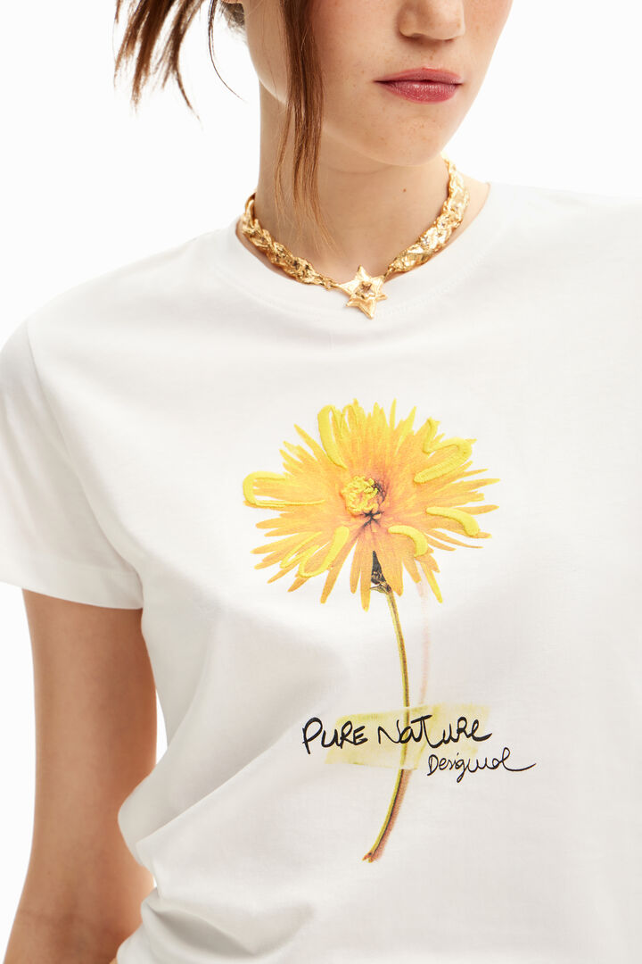 Camiseta ilustración flor | Desigual