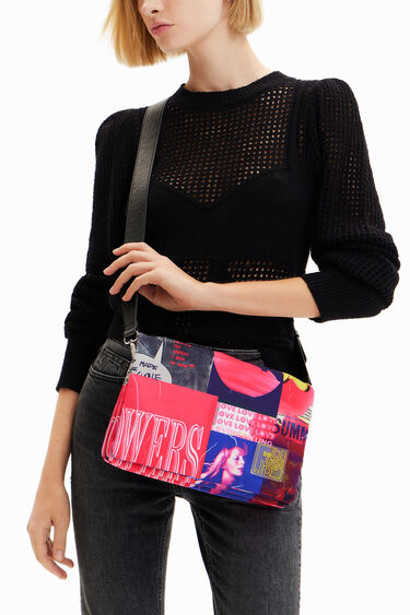 Midsize collage crossbody bag | Desigual