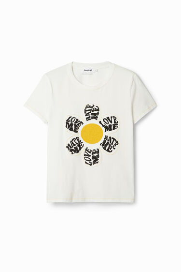 Camiseta parche margarita | Desigual