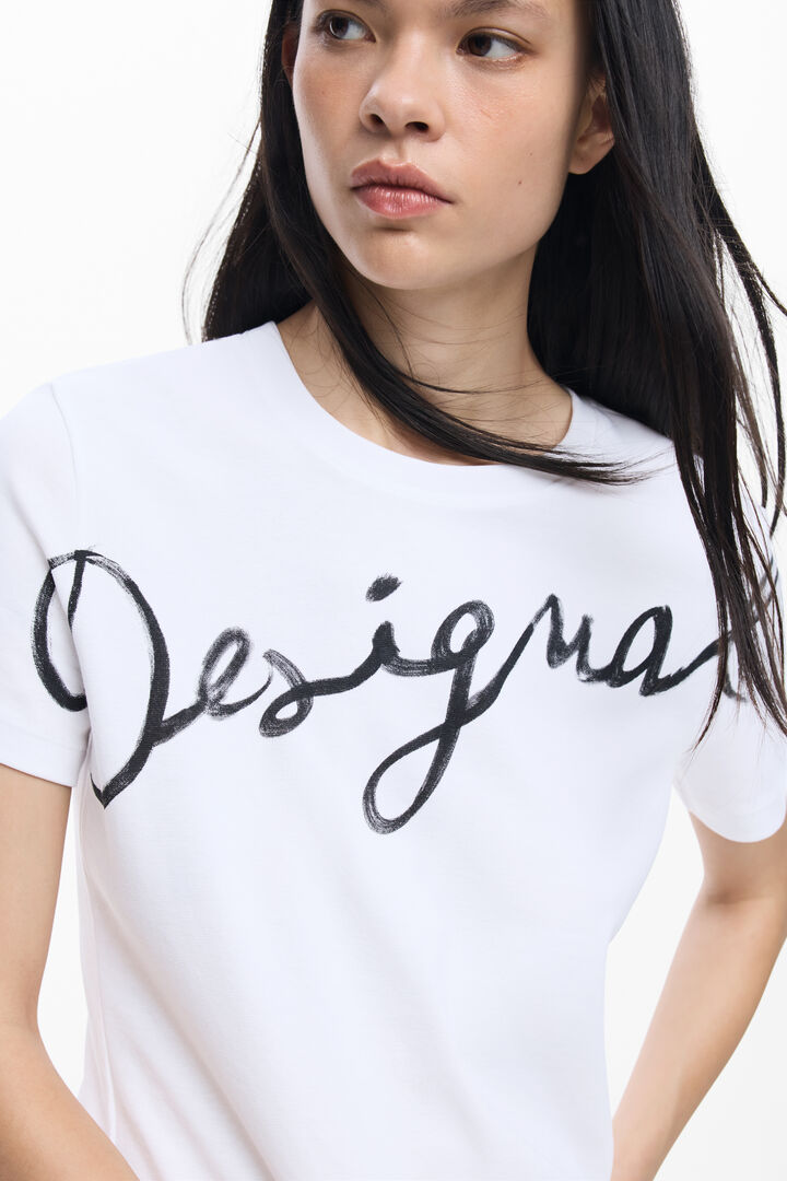 Knitted logo T-shirt | Desigual