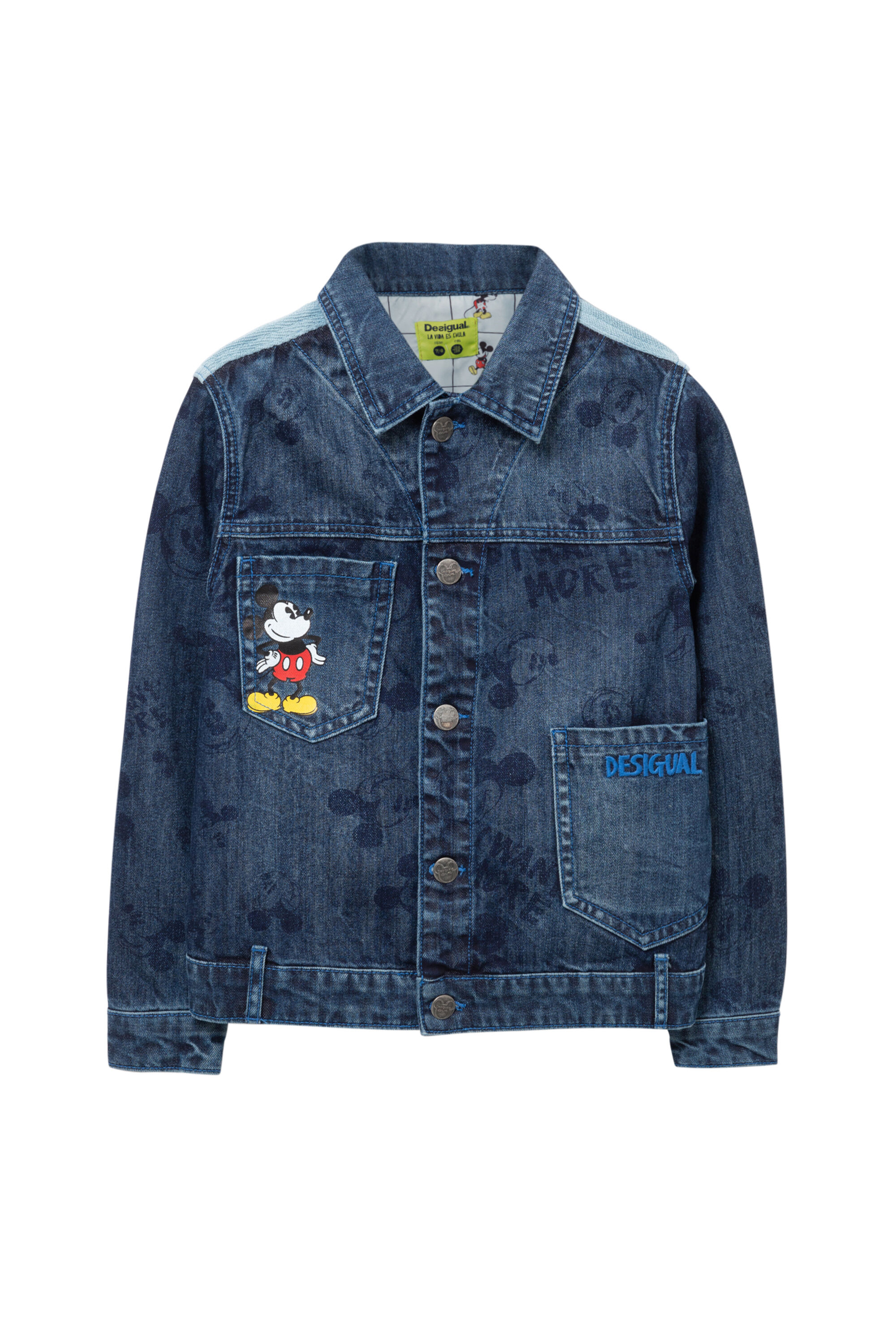 Zara mickey denim jacket 2025