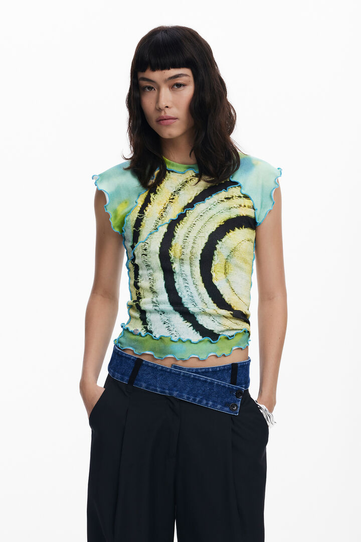 Kurzarm-T-Shirt Fisch | Desigual