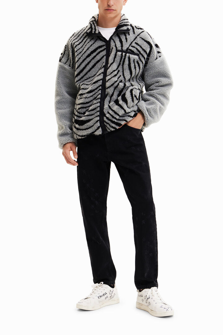 Chaqueta polar cuello alto | Desigual