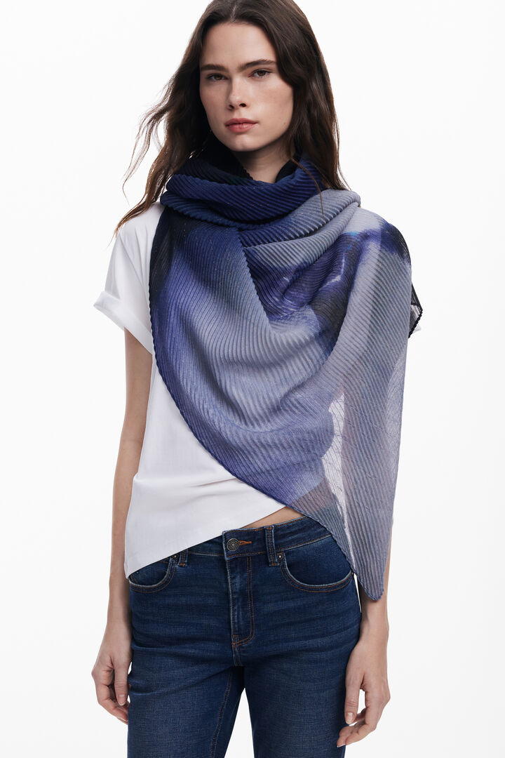 Foulard plisado beso | Desigual
