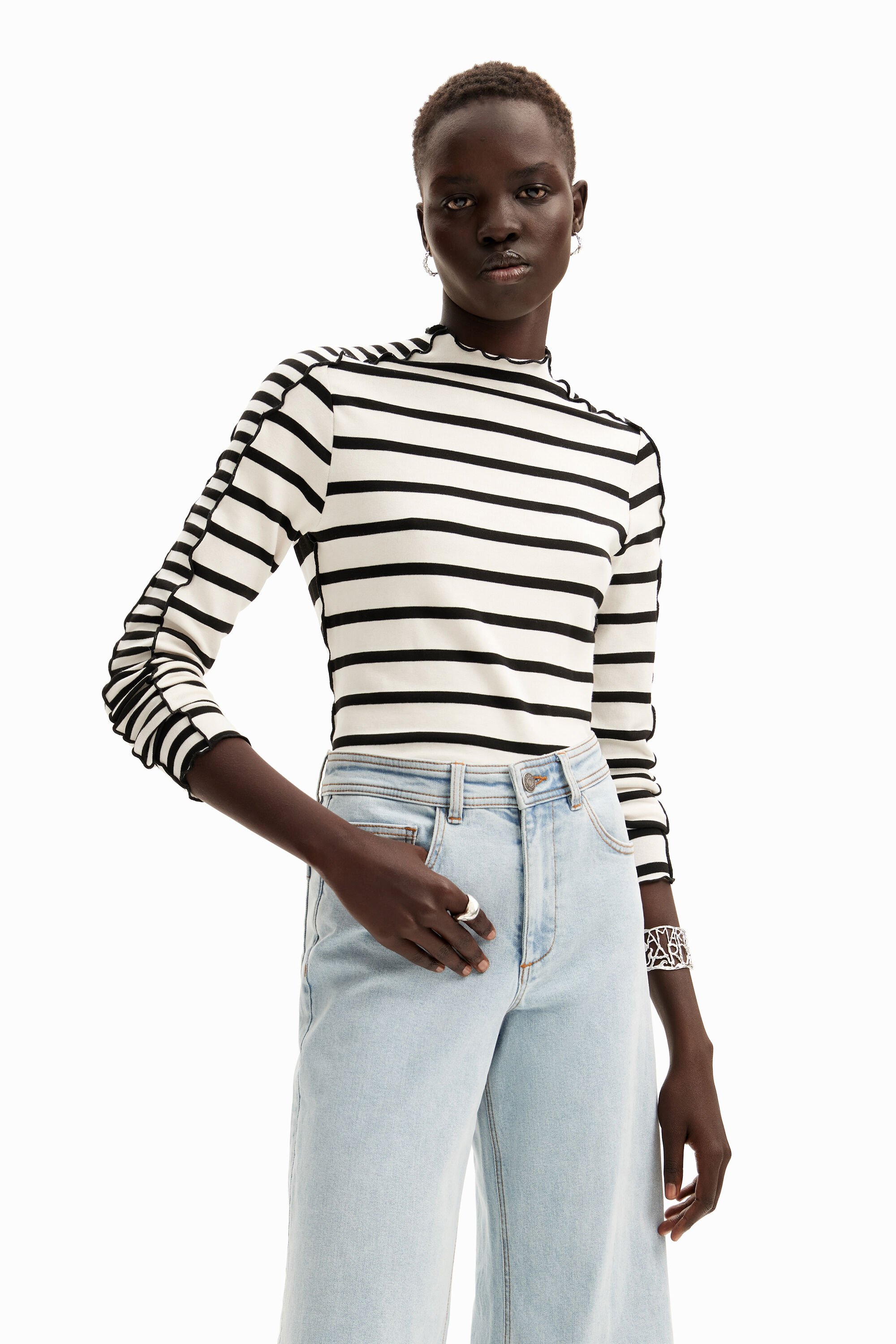 Cropped culotte jeans online