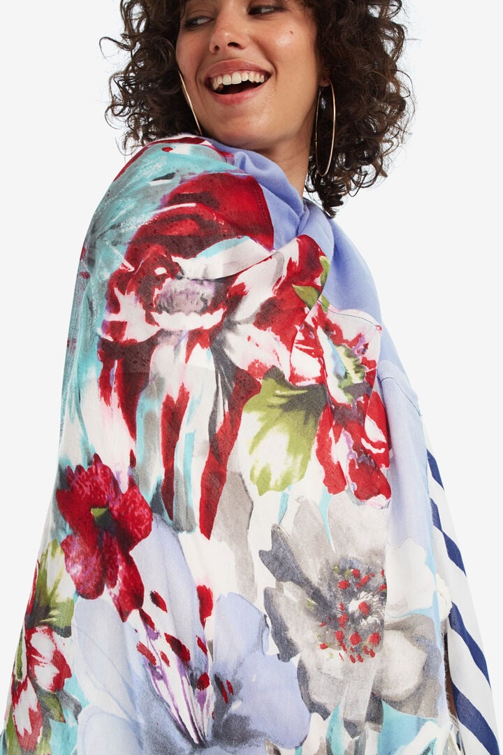 Poncho with Prints Adelaida | Desigual