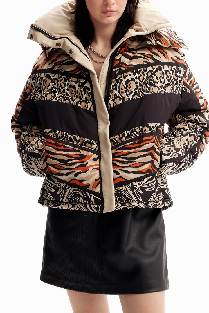 Jaqueta encoixinada patch | Desigual
