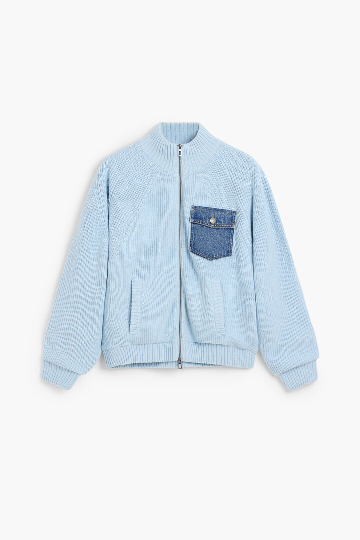 Jersei de punt amb doble cremallera