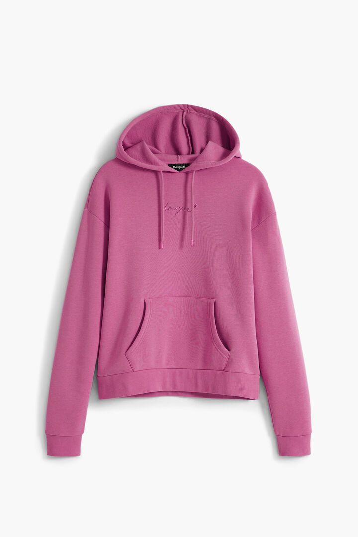 Sweat à capuche avec logo | Desigual